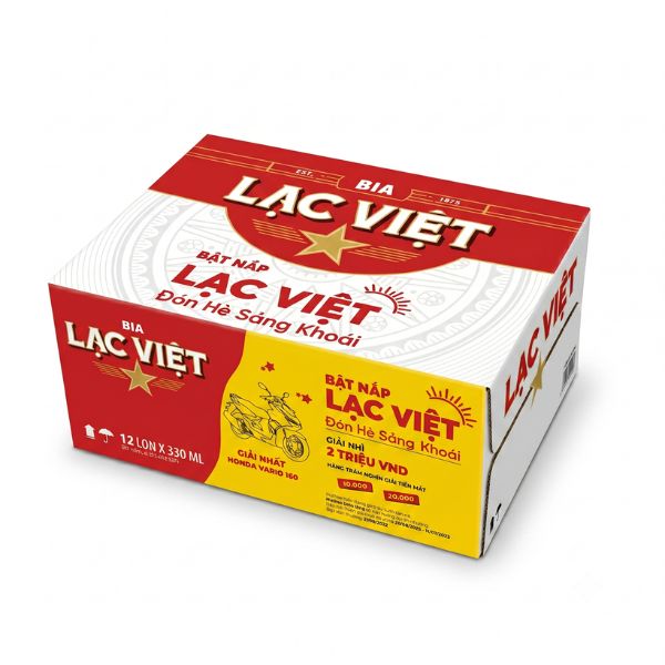 Lạc Việt Beer Carton Box